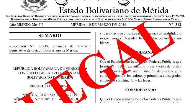 Imponen en Mérida estado de sitio de forma fraudulenta Imponen en Mérida estado de sitio de forma fraudulenta