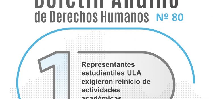 Boletín andino de derechos humanos Nº 80 Boletín andino de derechos humanos Nº 80