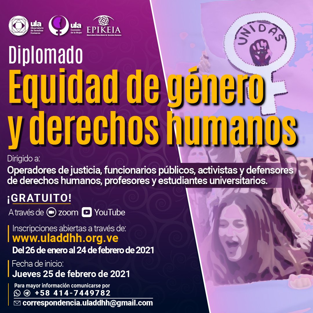 equidad de género y derechos humanos